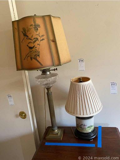 MaxSold Auction: This online auction features jewelry, artworks, furniture, lamps, mirror, clock, flatware, figurines, glassware, silverplate, serving dishes, pottery, Christmas decor, Spode Christmas dishes, DVDs, girandoles, books, planters, patio, purses, garden figurines, tools and much more!