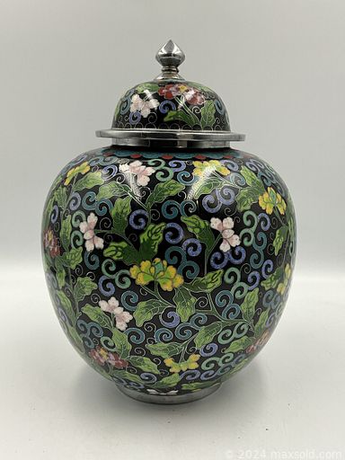 MaxSold Auction: This online auction features antique dresser box, soapstone carvings, art glass, Royal Doulton figurines, antique hat pins, perfume bottles, watches, Depression glass, gold jewelry, cinnabar vases, vintage biscuit barrel,  decanters, antique oil lamps, cloisonnne thimbles, ginger jars, crimp vase collection, vintage Satsuma vases, teacup/saucer sets,  jade statue, art pottery, antique mantle clock, demitasse cups/saucer sets, needlepoint squares, antique chiffonier sideboard, and much, much, more!!!