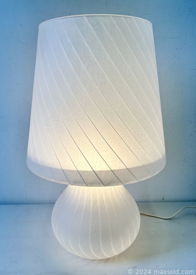 MaxSold Auction: This auction features Murano Lamp, Uranium Glass, Kewpie Embroidery, Art, Figurines, Bakelite Purse, Vases, Beswick Horse, MCM Iron, Marquetry Table, Dog Statue, Hat Form, Teak Crow , Mirrors, Bottle Openers, Tiger Statue,   and much much more!