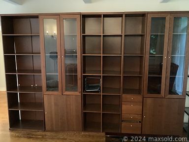 MaxSold Auction: This online auction includes framed and signed original art, furniture such as RH Restoration Hardware modern sofa and chairs, French Provincial style buffet, glass dining table, IKEA wall unit and modern desks, 55” Sony TV, home decor, area rugs, Waterford crystal, Kitchenaid small appliances, and more!