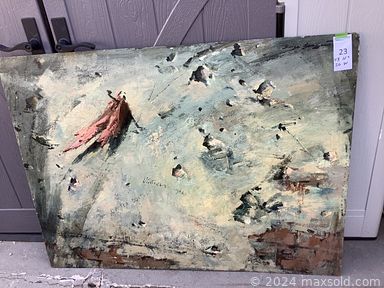 MaxSold Auction: This online auction features art books, Sergei Bongart & Patrica LeGrande paintings on canvas, sterling silver chopsticks, Sergei Bongart art portfolios, Sergei Bongart art students paintings, bar mirror, and much  more!!!