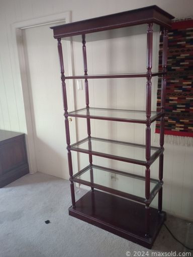 MaxSold Auction: This online auction features printer, shredder, shelving unit, dumbbell sets, desk, linens, loveset, bed frames,  piano, display case, and much more!!