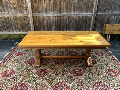 MaxSold Auction: This online auction includes furniture such as a dining table, chairs, accent tables, desk, Tansu cabinet, tables, wood shelf, bookshelf, waterfall cabinet and others, wall art, china, vintage Pyrex, Wedgwood, vintage vanity items, silverware, kitchenware, small kitchen appliances, Coca Cola memorabilia, vinyl records, comic books, books, electronics, sorting clock, vintage Dominoes, decor, McDonalds memorabilia, vintage toys, Lefton and other figurines, DVDs, light fixtures, seasonal decor, linens, jewelry, sewing machine, pottery and many more!