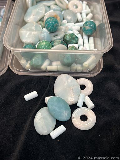 MaxSold Auction: This online auction features costume jewellery, silver jewellery, jewellery display fixtures & boxes, office supplies, beads such as pearls, onyx, flourite, rose quartz, amethyst, tourmaline, abalone shells, turquoise, topaz, lapis, glass, jade, crystals, and jewellery making tools & supplies, art supplies, and loose gemstones such as sapphires, emeralds, aquamarine, chalcedony, quartz, and much, much, more!!!