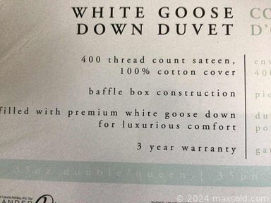 MaxSold Auction: This online auction features contemporary-style sofas, area rugs, crystal decanters, bedding, cashmere sweaters, patio furniture, DVDs, theatre-style seats, framed wall art, decorative railroad pieces, pet products, stained glass hanging lamp, bicycle, power tools, railway lamps, snowblower and much more!
