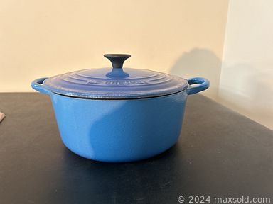 MaxSold Auction: This online auction features antique sewing machine, Le Creuset dishware, art pottery, teacup/saucer sets, wine cooler, bar fridge, hardware, hand tools, art glass, McCoy planter, Red Rose tea figurines, yard tools, gardening pots, wine racks, vinyl records, games, area rug, patio furniture, BBQ grill, autoharp, fabric, sewing notions, serving platters, cedar chest, and much, much, more!!