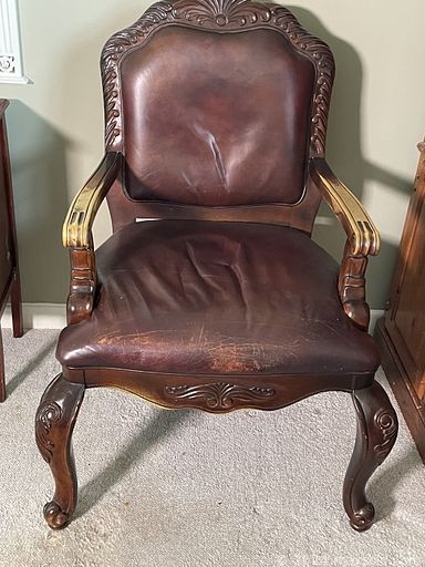 MaxSold Auction: This online auction includes a card table set, chairs, china cabinet, coffee tables, couch, chests, wardrobe, secretary desk, pine cabinet and others, vintage jugs, kitchenware, tools, Royal Doulton figures, glass candleholders, lamps, frames, Norman Rockwell books, accessories, jewelry, remote car starter and more!