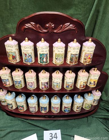 MaxSold Auction: This Charity/Fundraising Online Auction features cherub  & angel collection, Holiday Express train set, Lenox Disney thimble  & spice jar sets, TV, vinyl records, games, Elvis collectibles, and much more!