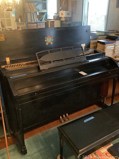 MaxSold Auction: This online auction features furniture such as cabinets, bookcases, chairs, file drawers, work tables, desk, china cabinet, Eames MCM chair, pottery, decor, kitchenware, small kitchen appliances, Walt Whitman books and other collectibles, display cases, grandfather clock, perfume bottles, yard supplies and tools, books, bedding, vinyl records, accessories, vintage toys, wood, wall art, adding machines, science model, toiletries, electronics, small household appliances, lamps, sports cards, Pfaltzgraff, Noritake and other china, religious art, GE refrigerator, insulators, crocks, sporting goods, vintage surveying equipment, vintage colored glassware, anvil, carving tools, Santa collection, Christmas decor, baskets, plumbing supplies, antique tins, Hess trucks, vintage Star Wars, luggage and much more!