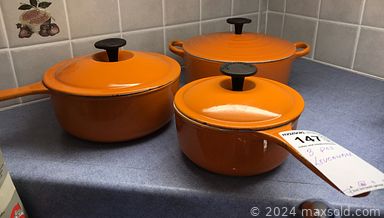 MaxSold Auction: This online auction includes Limoges, Wedgwood, oil lamps, silver plate. furniture such as demilune tables, leather couch, wooden chairs, settee, indoor bench seating and wood dressers, area rugs, glassware, women’s clothing, fine china, collector plates, small kitchen appliances, Kenmore freezer, power tools and more!