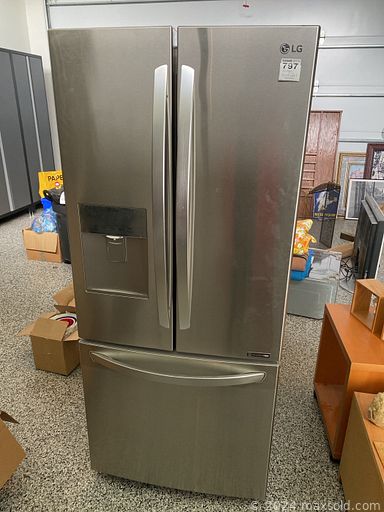 MaxSold Auction: This online auction includes new LG fridge, vintage jewelry, light fixtures, furniture such as Bentwood chairs, Cavavin wine fridge, IKEA desk, computer desk and side tables, LG washer, LG dryer, fine china, CDs, vinyl records, framed art, French double doors, and more!