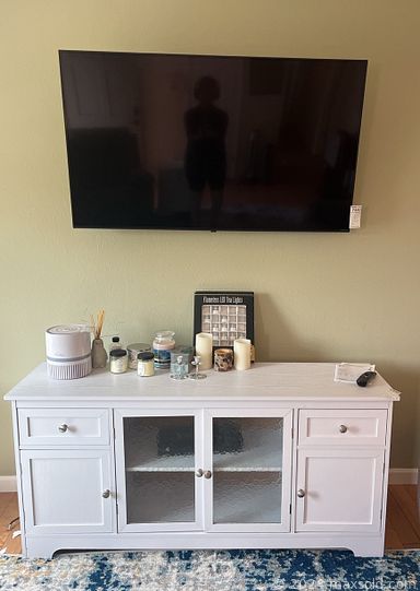 MaxSold Auction: This online auction includes 14k gold rings, 56” LG TV, MCM porch swing, furniture such as wooden TV stand, side tables, dressers, reclining sofa, reclining armchair, and kitchen table with chairs, board games, small kitchen appliances, glassware, office supplies, quilting and sewing supplies, DVDs, LP records and more!