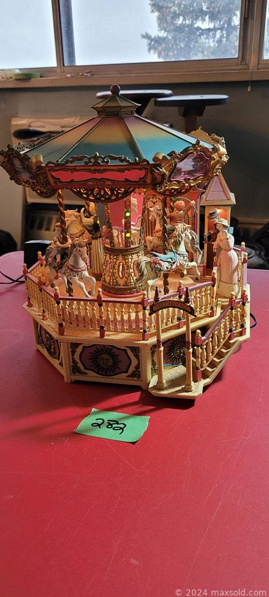 MaxSold Auction: This online auction features curio cabinet, snowbabies figurines, pine hutch, collection of music boxes, Belleek decoration, trinket boxes, musical water globe, angel figurines, pine blanket box, cupboard, pine dresser, lamps, Christmas items, animal figurines, jewelry box, framed artwork, hallmark items, collector plates, books, Christmas decorations, buffet, hutch, candles, electric wax melter, cedar chest, animated musical doll house, dining table & chairs and much more.