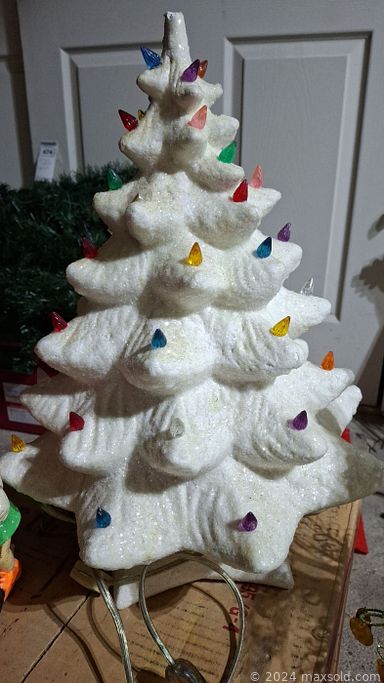 MaxSold Auction: This online auction includes metal chair, shelf, curio cabinet, pedestal table and other furniture, wall art, kitchenware, small kitchen appliances, china, linens, electronics, decor, vases, books, DVDs, microscope, vintage bottles, lamps, sled, yard tools, plant stands and much more!