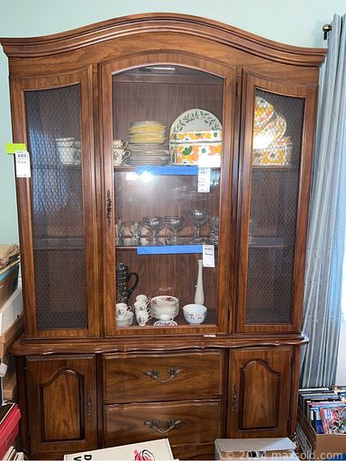 MaxSold Auction: This online auction includes furniture such as a La-Z-Boy recliner, sideboard, chairs, cabinets, shelving units, tables, media stand, dresser, vintage sewing machine in cabinet and others, board games, books, CDs, computer games, vinyl records, model kits, rugs, curtains, tools, storage boxes, milk glass, china, kitchenware, small kitchen appliances, vintage cameras, cleaning supplies, vintage telescope, wall art, electronics and many more!