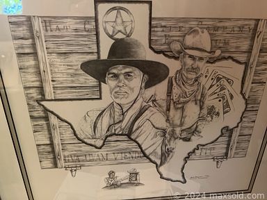 MaxSold Auction: This online auction features vintage bottles, sports trading cards, pewter dioramas, bronze sculptures, John Wayne collectibles, vinyl records, hat collection, hand tools, vintage lanterns, collector plates, vintage miners collectibles, art glass, Vaseline glass, TV, cowboy art, and much, much, more!!!