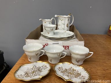 MaxSold Auction: This online auction features magazines, Vintage signs, map collection, glassware, Button/pin collection, Asian collection, Lithograph, Limoges tea cups and plates, Murano vases, Ashtray collection, Garden decor,  kitchenware, crocks, electronics, Vintage glass display case, Vintage wooden boxes, posters, records, bookcase, World War II original framed advertisements, Vintage electronics, clothing, shelving units, Haggerty silver candelabra, Vintage lamps, secretary desk, toys, Schwinn typhoon bike, frames, skis, Asian mirrors and much more!