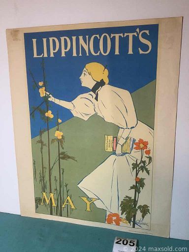 MaxSold Auction: This online auction features art such as Mid-Century modern oil on canvas, botanical prints, reverse painting on glass, framed photography, advertising prints, vintage Japanese scroll, hand-painted tapestry, posters and much more!