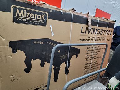 MaxSold Auction: This online auction features NIB pool table, NIB dinnerware, NIB small kitchen appliances, DVDs, books, children’s toys, framed artwork, dining room chairs, bamboo rattan chairs with glass table and much more!