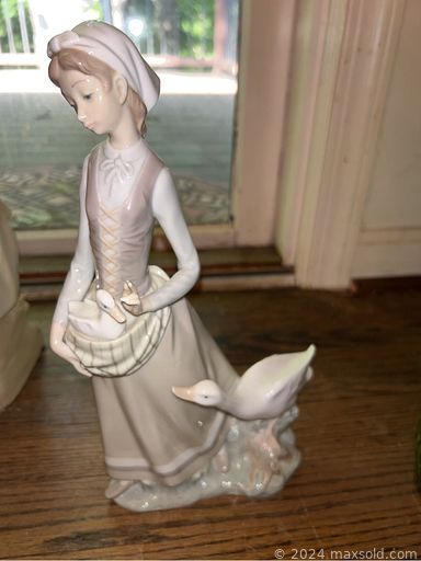 MaxSold Auction: This online auction features vintage dolls, foreign currency, Goebel Co-Boy gnomes, oil lamps, pitchers & basins, wall clocks, baby grand piano, Lladro figurines, decanters, vintage toys, sewing machine, Hummels, pepper mill collection, deep water float collection, western saddle, canoe, lawnmowers, bicycles, sports trading cards, beer steins, Hoffman figurines, Bosson heads, novelty decanters and much more!