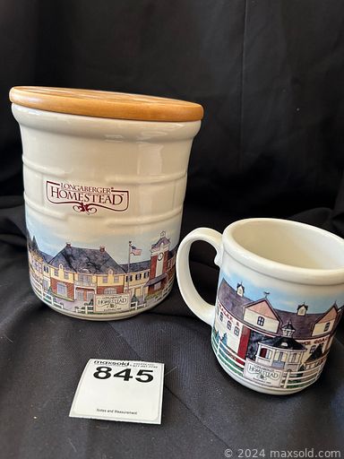 MaxSold Auction: This online auction features Longaberger baskets & pottery, Swarovski figurine, gemstone jewelry, porcelain doll, decanter set, Cambridge Portia stemware, pearl necklace, silver jewelry, and more!!