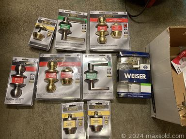 MaxSold Auction: This Business Downsizing Online Auction features stackable children's chairs, pedestal tables, foam flooring, wood stove, tall metal safes, desktop computer & accessories, printers, DVDs, hardware, plumbing supplies, beauty appliances, stereo components, lightbulbs, florist supplies, clocks, curtains, small kitchen appliances, art sculptures, vintage books and much more!