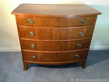 MaxSold Auction: This online auction features furniture such as upholstered armchairs, Brown Jordan patio furniture, dining set, Baker dresser, king bedframe, nightstands, canopy bed, wood desk, lowboy dresser, desk, Warning bow front table and others, lamps, Cheryl Williams pottery, Southwest Pueblo pottery, vases, sterling silverware, Tom Perkinson watercolor and other wall art, Asian decor, art glass, Lenox dinnerware, Moustiers Daniel Baudu plates, books, antique brass, seasonal decor, mink coat, stone veneer boxes and much more!