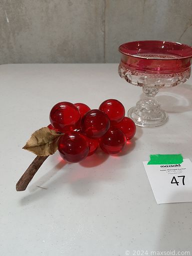 MaxSold Auction: This online auction features costume jewelry, onyx & glass figurines, studio pottery, collectible plates, nesting dolls, art glass, decanter set, brass statues, games, office supplies, craft supplies, vintage books, blanket tacks and much more!