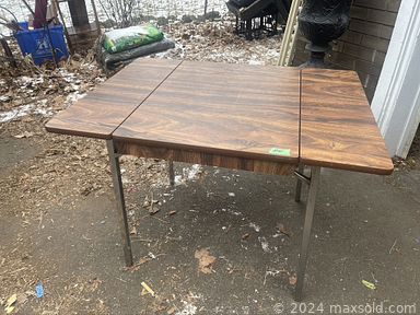 MaxSold Auction: This online auction includes a Sega Dreamcast console, arts and craft supplies, foot air pump, bicycles, electronics, vintage cameras, tools, vintage comic books, clothing, shoes, bags, accessories, decor, books, comics, DVDs, CDs, Tena pads, linens, light fixtures,brass items, mirror, kitchenware, small kitchen appliances, Kobalt table saw and other power tools, furniture such as an MCM drop leaf table, chrome chairs,  antique walnut blanket box, coffee table, shelving units and many more!