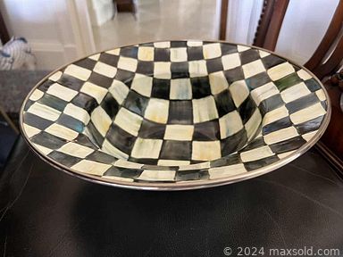 MaxSold Auction: This online auction features armchairs, console table, area rug, vintage jewelry, vintage perfume bottles, art glass, mirrors, Dorothy Lindell vases, vintage Meerschaum pipe, figural porcelain lamps, vintage compacts, Chinoiserie-style secretary desk and much more!