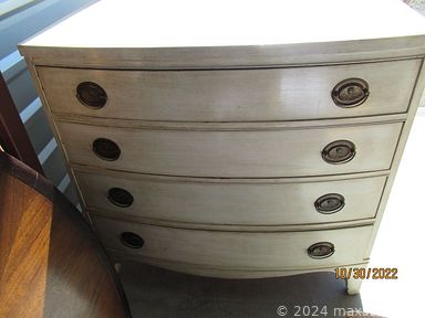 MaxSold Auction: This online auction features organizers, accent chairs, sofa, Jiffy steamer, table & floor lamp, teak patio furniture, vintage mirror, TV, Portugal cabbage dishes, collectible plates and much more!