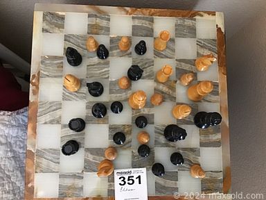 MaxSold Auction: This online auction features glassware, teacups, Lladro figurines, porcelain figurine, coffee mugs, marble chess board, vases, corning ware, kitchen appliances, bar accessories, ottoman, Broyhill cabinet, office supplies, vintage brother word processor, hardware items, hand and power tools, sewing machine, painters equipment, extension cords, garage chemicals, work table, patio, dining table & chairs, wood cabinet, flatware, CDs, napkin rings bedding, camera and much more.