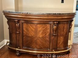 MaxSold Auction: This online auction features stand alone bar, dining table & chairs, glass floor lamp, desk & chair, TVs, sleigh bed, four poster bed, electric fireplace, refrigerator, collector plates, decanter set, small kitchen appliances, jerseys, craft supplies, games, fitness gear, bar stools, privacy screens, and more!