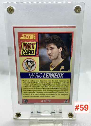 MaxSold Auction: This online auction features hockey cards, hockey coins, hockey pucks, hockey sticker books, and more!!