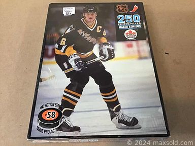 MaxSold Auction: This online auction features comic books from 1978, Whitman variant, Marvel Spotlight, Savage She-Hulk, Captain Storm, Harley Davidson wood painted relief sign, Wayne Gretzky puzzle, cast iron Coffee Grinder, antique Santa hand-painted decanter/cup set, 1980s Coleco Pacman tabletop, Plano storage cases and much more!