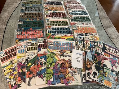 MaxSold Auction: This online auction includes Marvel comics such as X-Men, Silver Surfer, Vision, and Cable, SF Giants collectibles, signed art and more!