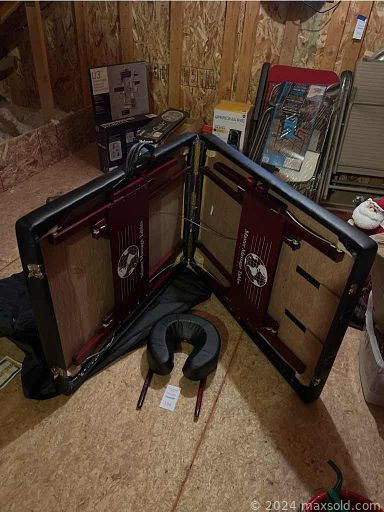 MaxSold Auction: This online auction features furniture such as chairs, dining table, sideboard, desk, office supplies, electronics, kitchenware, small kitchen appliances, accessories, garden decor, outdoor heater, cleaning supplies, tools, wall art, seasonal decor and much more!