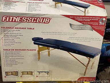 MaxSold Auction: This online auction features area rug, drone, tea sets, vinyl records, small kitchen appliances, beauty appliances, massage table, stereo system, futon, mirrors, pedestal sink, NIB desks, portable AC unit, costume jewelry, TVs, hand tools, snow blower, patio furniture, and much more!!