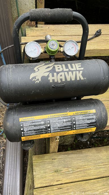 MaxSold Auction: This online auction features compressor, vintage lanterns, rolling tool chest, small kitchen appliances, garden art, power tools, decorative plates, arrowheads, DVDs, vintage stoneware bottles, vintage stroller, art pottery, vintage stoneware jugs, vintage wood toys, Hess trucks, nesting dolls and much more!