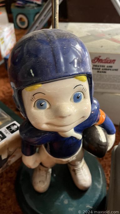 MaxSold Auction: This online auction features compressor, vintage lanterns, rolling tool chest, small kitchen appliances, garden art, power tools, decorative plates, arrowheads, DVDs, vintage stoneware bottles, vintage stroller, art pottery, vintage stoneware jugs, vintage wood toys, Hess trucks, nesting dolls and much more!