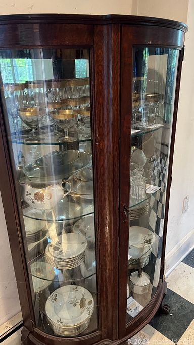 MaxSold Auction: This online auction features various items such as lamps, bowls, old telephone, heater, curio cabinet, engine, telegraph, horse statue, framed artwork, glass tumblers, christmas tree, corningware, stereo, record rack,  house decor, bottle collection, glass collection, ceramic pitcher, picture frames, hess trucks, vintage irons, and much more. 