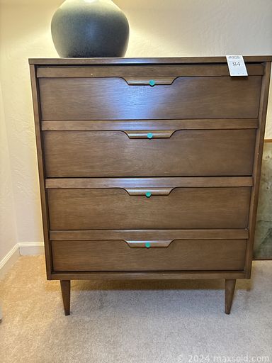 MaxSold Auction: This online auction features printer, office supplies, desk & chair, exercise equipment, golf clubs, craft supplies, lingerie chest, table & floor lamps, art glass, chinoiserie cabinet, area rugs, art pottery, pedestal dining table, decanter, small kitchen appliances, vinyl records, Ekornes recliners, TV, metal wall art, garden pots, live plants, washer, gas dryer, garden tools, and more!