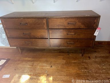 MaxSold Auction: This online auction includes furniture such as a china hutch, secretary, wicker chair and other chairs, tables, bookcases, dresser, MCM credenza, shelving units and others, kitchenware, small kitchen appliances, oil lamps, lanterns, coins, stamps, vintage wall clock, religious decor, accessories, kiln, pottery, vacuum, home improvement supplies, piano, musical instruments, books, vinyl records, sewing machine, metal sculptures, prints, auto supplies, tools and much more!