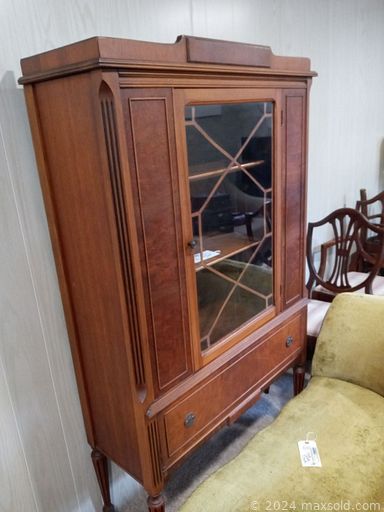 MaxSold Auction: This online auction features mahogany dining table & chairs, vintage foot locker, art glass, vintage sconces, playroom rug, stained glass window, sofas, vintage cookbooks, jewelry-making supplies, video game system, pet products and much more!