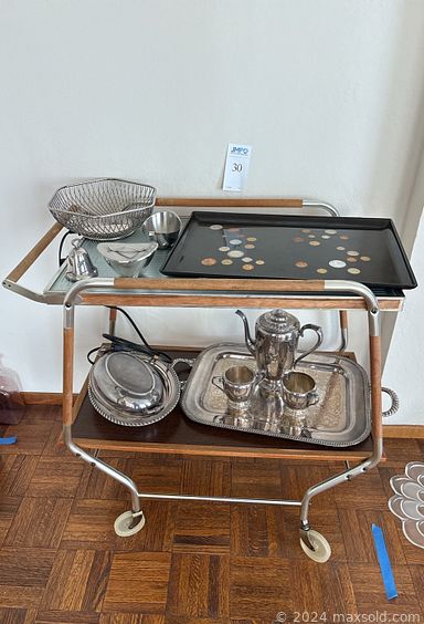 MaxSold Auction: This online auction features teacup/saucer sets, vintage tins, Japanese tea service, office supplies, art glass, Lladro figurines, antique hurricane lamp, vintage posters, vintage ashtrays, vinyl records, vintage Italian masks, vintage cedar chest, women’s clothing, games, vintage toys, dryer, washing machine, vintage vanity desk, costume jewelry, perfume bottles, and much, much, more!!!