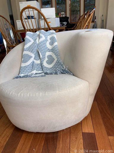 MaxSold Auction: This online auction features Oak dining table, office chairs, Armoire, patio table and chairs, Vintage dinnerware, wooden bowls, Signed Artwork, Air filter and purifier, bikes, treadmill, portable ramp, workbench and much more!