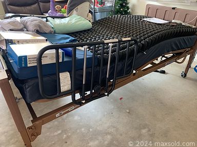 MaxSold Auction: This online auction features reproduction vintage chairs, roll top desk, area rug, corner unit, vintage velvet painting, TV, metal wall art, Tiffany-style table lamps, hope chest,  electric fireplace, French Provincial bedroom furniture, medical bed, toys, bar fridge,  bell collection, treadmill, dryer, BBQ grill, and much, much, more!!