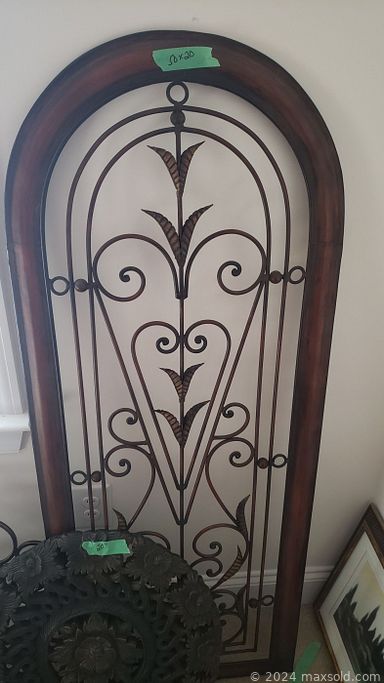 MaxSold Auction: This online auction features framed wall artwork, metal art, TVs, velvet armchair, area rugs, art pottery, Thomasville bedroom furniture, Karaoke Machine, office supplies, small kitchen appliances, bicycle, ladders, power & hand tools, stained glass lamp, watches, faux tree topiaries, exercise equipment, art pottery, glass perfume bottles, folding gazebo, market umbrellas, computer accessories, solar lights, patio furniture and much more!!