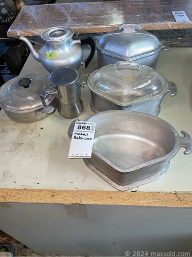 MaxSold Auction: This online auction includes metal farm equipment, framed art, furniture such as shelving units, wall units, wooden chairs, upholstered couch, wood coffee tables, and nightstands, lamps, glassware, cookware, power tools, electrical supplies, windows, ladders, and much more!