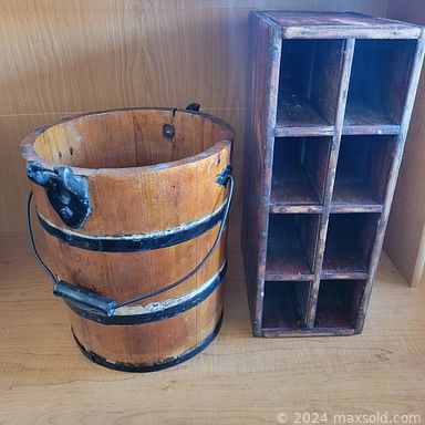 MaxSold Auction: This online auction includes furniture such as a glass table, wood stool, display units, Stanley Furniture dressers, dining chairs, Imbuia cabinet, console, sectional couch, china cabinet, Gluckstein Home patio furniture and others, Fitz and Floyd and other china, kitchenware, small kitchen appliances, artworks, lamps, pinwheel crystal, Royal Doulton and other figurines, clay crocks, antique laundry wringer, vintage printer drawer, miniatures, gowns, shoes, brass items, electronics, mirror, books, Wynne home gym, jewelry and much more!